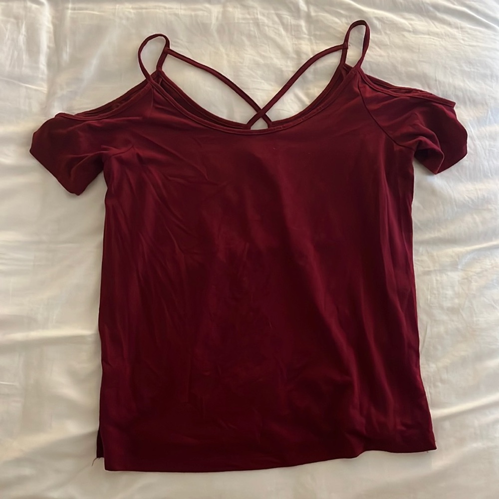 Cold-Shoulder Strappy Tank